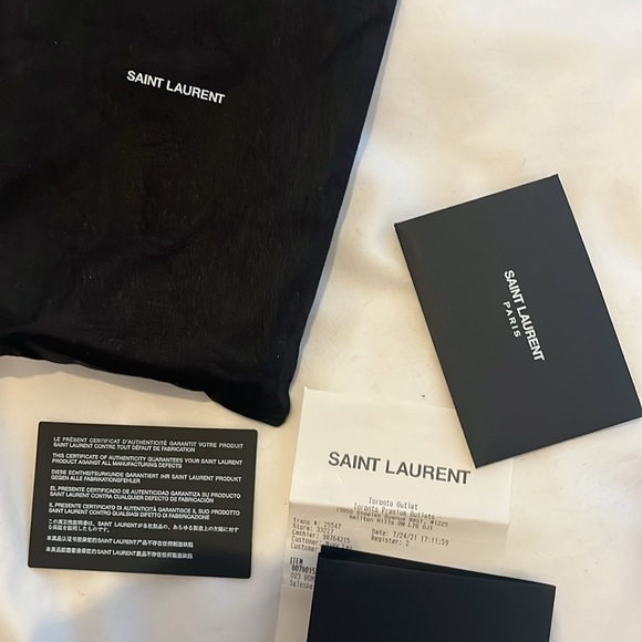 YSL Pale Pink long wallet. - Picture 8 of 10